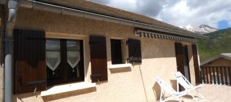 Maison indépendante avec terrasses, garage et jardinet – m1768 – LE DÉVOLUY